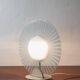 Lampada Di Design Postmoderno in Vetro Anni 80 Vintage