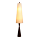 Vintage teak floor lamp with fabric shade from Parker Knoll, 1960s