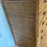 Rattan dresser