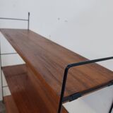 Etagère murale String en noyer, années 60