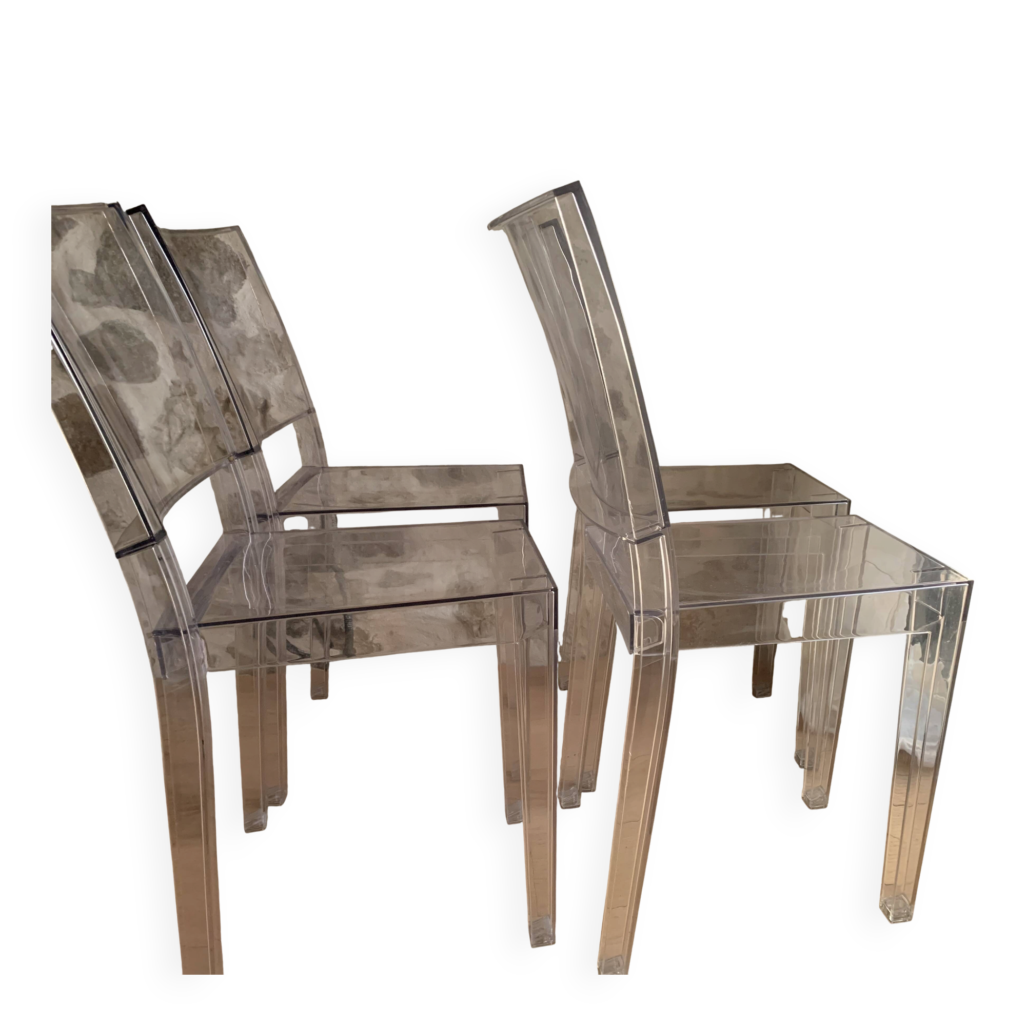 4 la marie chairs, philippe starck for kartell
