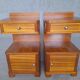 Art Deco bedside tables in pairs