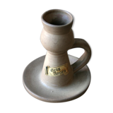 Hand-held sandstone candlestick