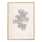 Abstract art print after painting signed Eawy
