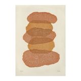 Painting on paper - rock - signed eawy