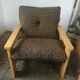 Paire de fauteuils vintage en bois
