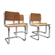 4 chairs Cesca B32 Marcel Breuer
