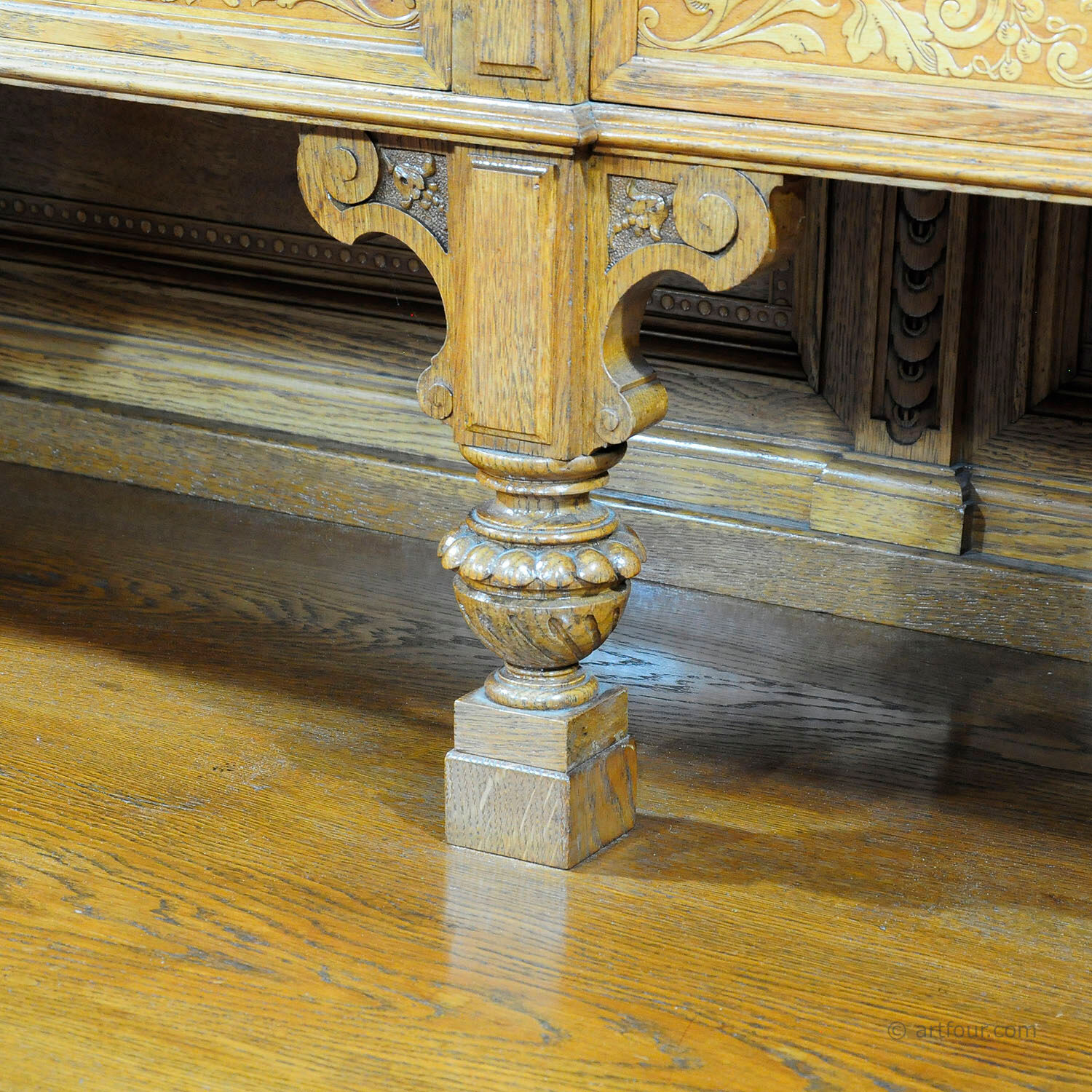 A large buffet by Bernhard Ludwig Vienna around 1900