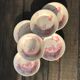 6 assiettes vues d’orient Roses Shabby