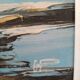 Painting by hand view Marine signed