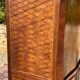 Small secretary in Marquetry of Losanges and Bronze