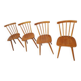 Set of 4 vintage bar bistro chairs