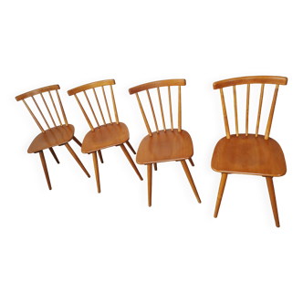 Set of 4 vintage bar bistro chairs