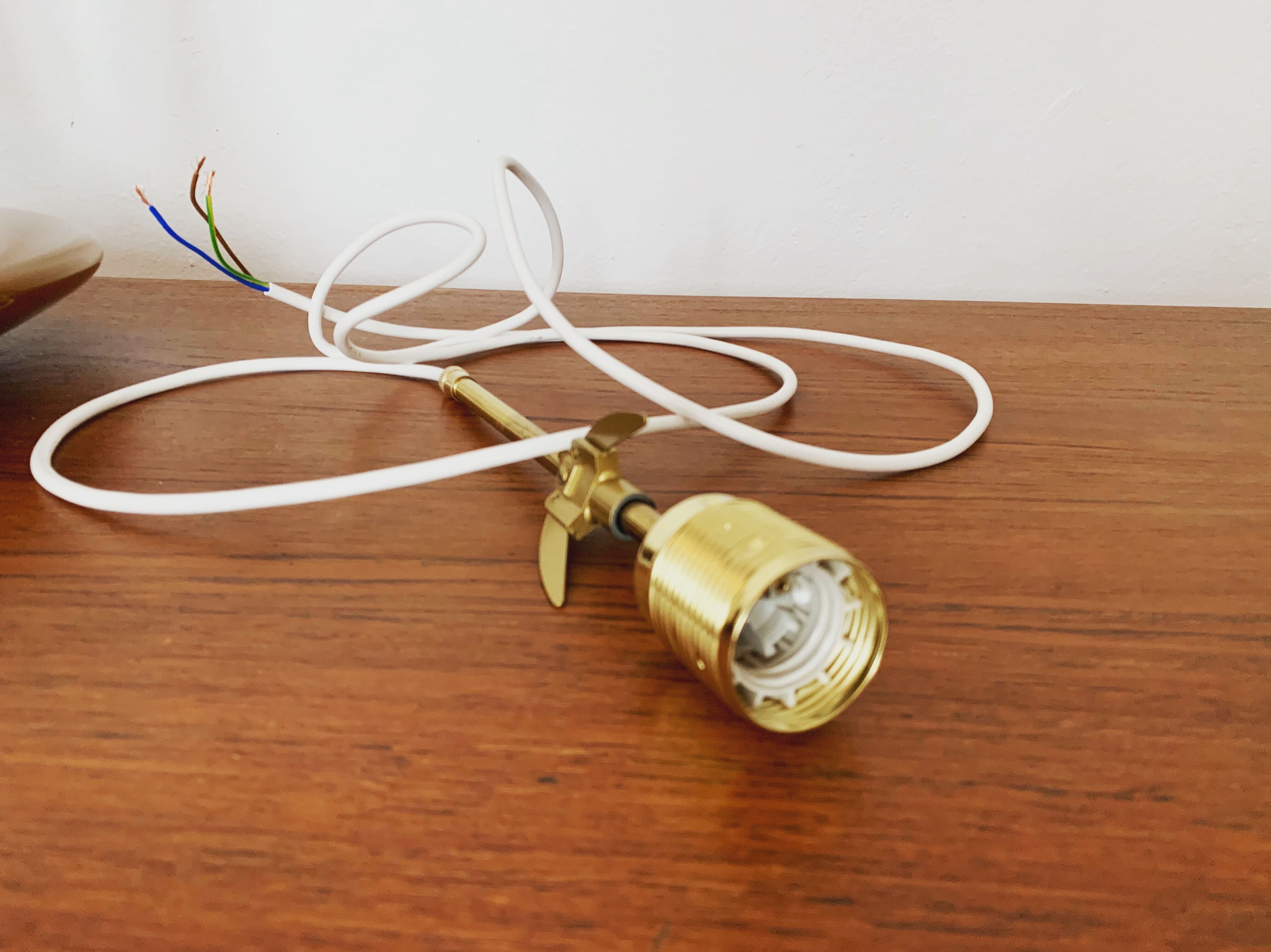 Glass pendant lamp by Peill and Putzler