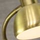 Vintage Italian Brass Gooseneck Table Lamp