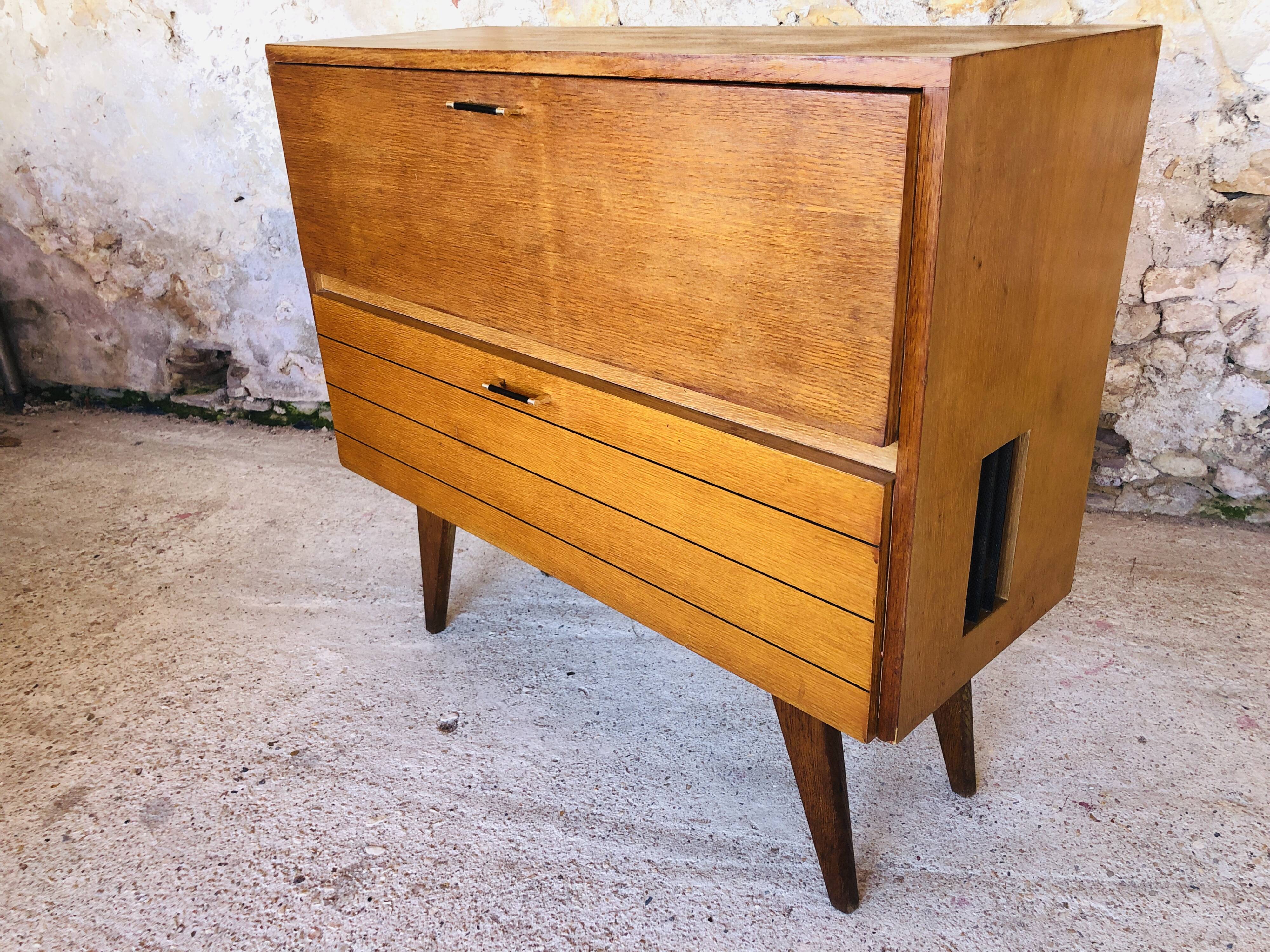 Storage furniture, double compartments, 50s/60s