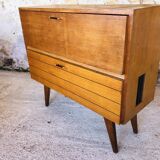 Storage furniture, double compartments, 50s/60s