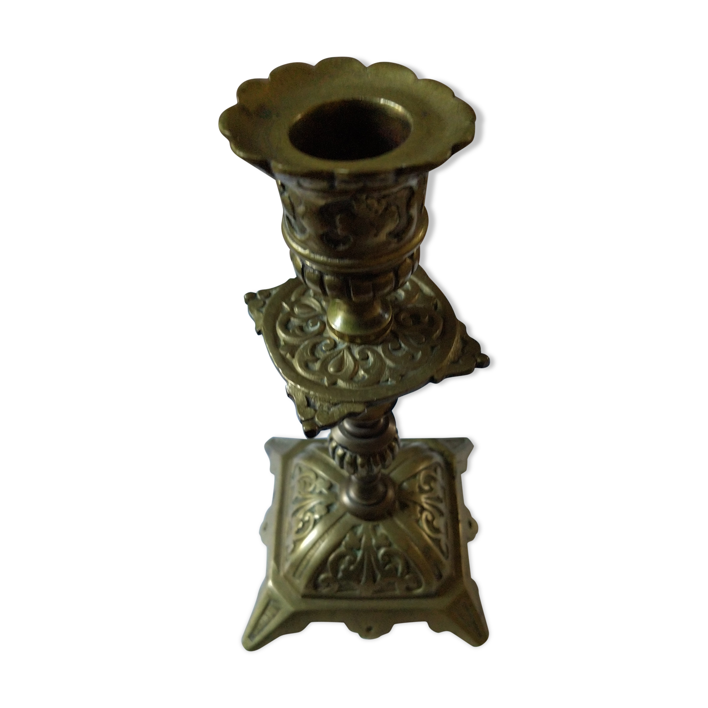 Brass candle holder