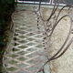 Old wrought iron bench