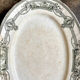 Oval ironstone dish from St Amand and Hamage, "Medallion" service