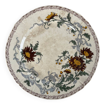 Gien ironstone dish, 19th century.