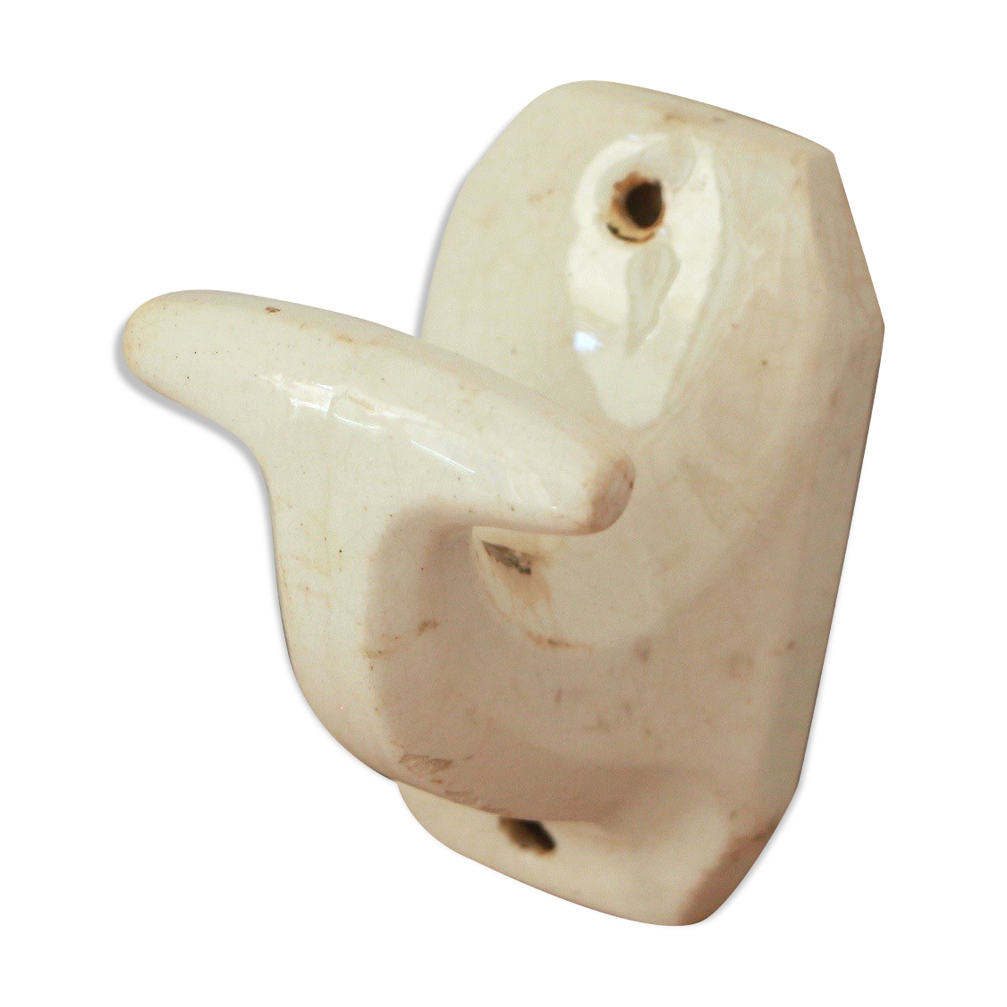 Old patère in Paris earthenware