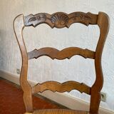Paire de chaises en chêne