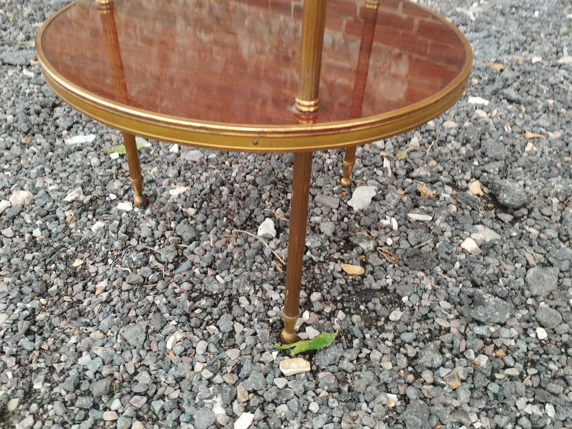 Antique bedside table in Louis XVI style