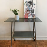 Desserte table roulante vintage années 70