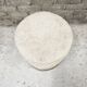 Tabouret pouf coffre laine bouclette année 1970 vintage