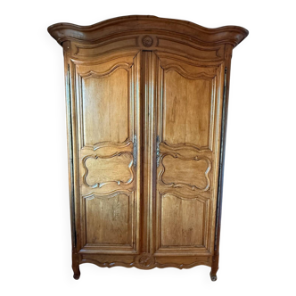 Armoire Louis XV de mariée en chêne 18’s