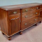 Victorian chest of drawers 19th in mahogany