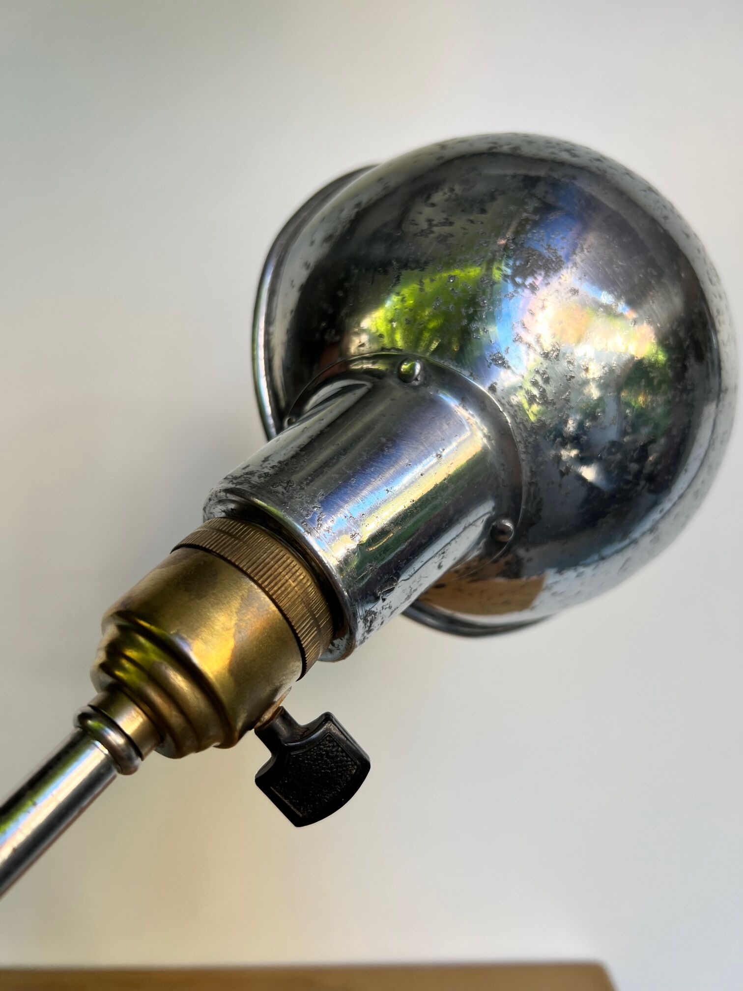 Lampe articulee 1900 atelier Paris orfevrerie