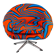 Orange and Blue 70s Psychedelic C14 Cocktail Chair