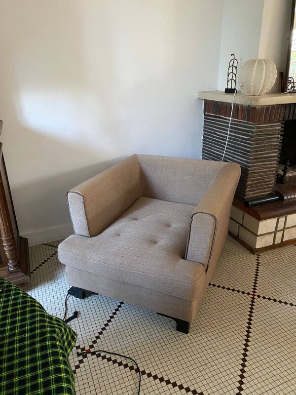 Ensemble canapé et fauteuil Roche Bobois