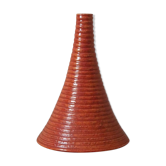 Vase soliflore en céramique émaillée vintage objet fait main poterie handmade design scandinave
