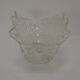 Vintage Crystal Glass Bowl,Glasswork Novy Bor,1950's.