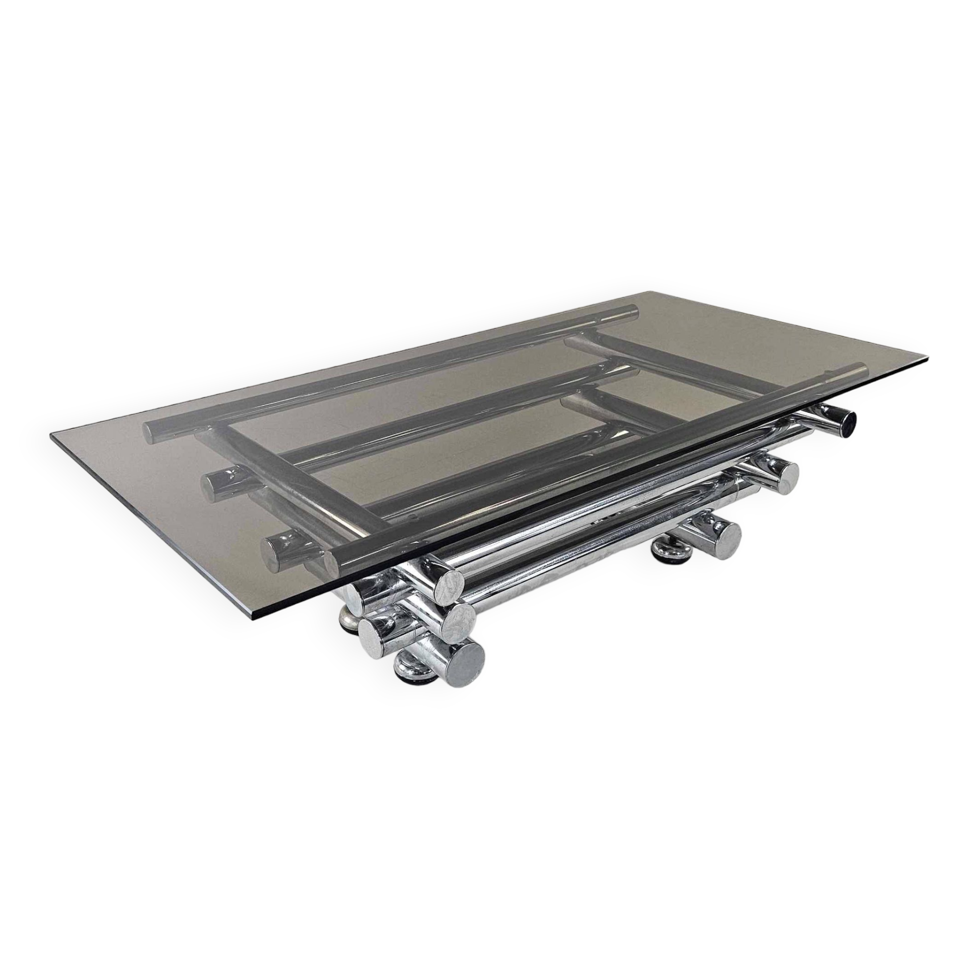 Paul Mayen tubular coffee table, circa 1970