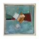 Huile sur toile abstraite de Guy Rieutort