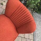 Chaise rouge, années 1960