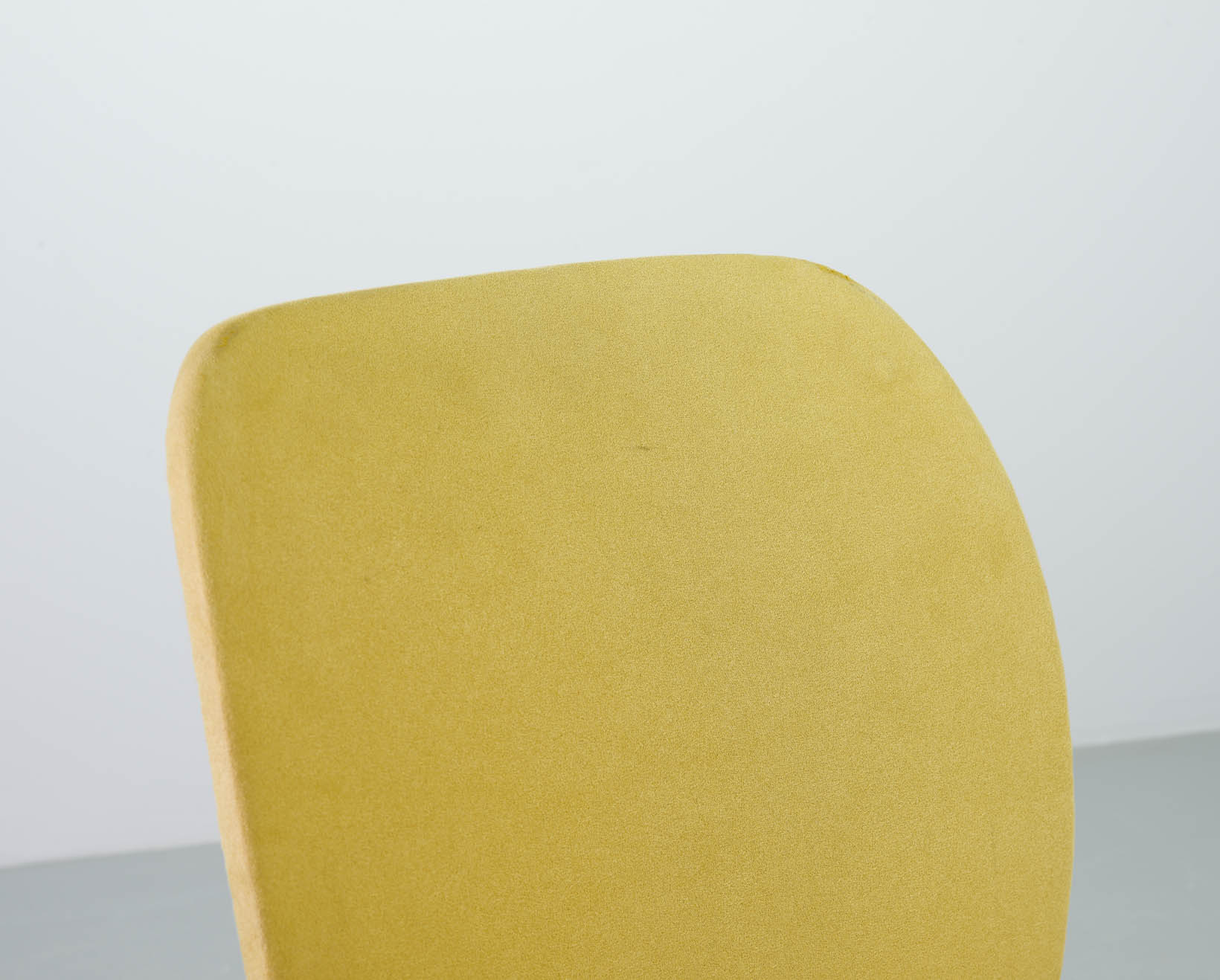 Elegant Italian Midcentury Yellow Side Chair