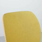 Elegant Italian Midcentury Yellow Side Chair