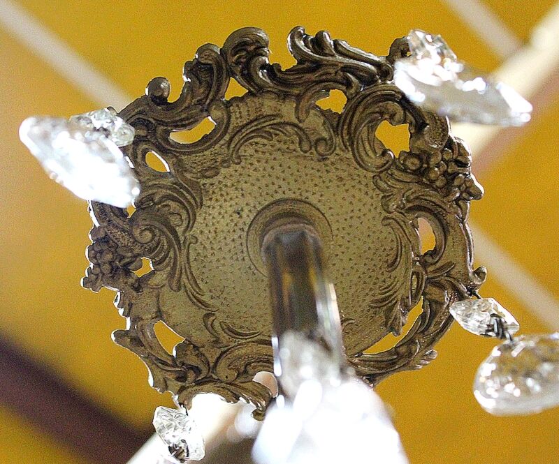 Crystal chandelier mid 20th