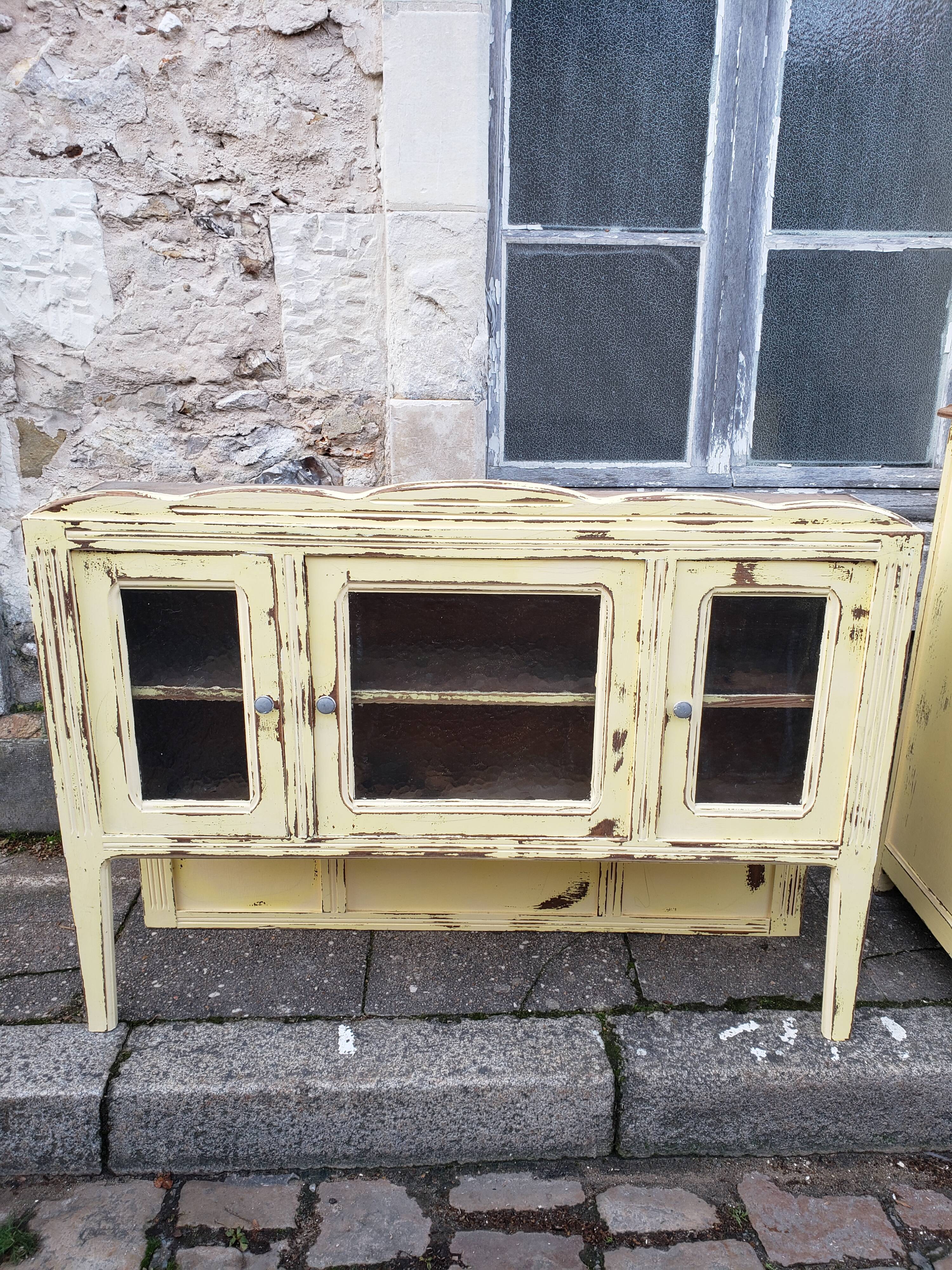 Buffet double soft yellow patina
