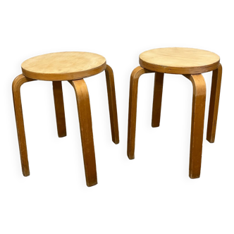 Paire de tabourets