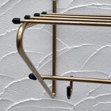 Gold metal coat rack