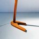 Vintage teak Dornstab floor lamp by J.T. Kalmar & A. Pöll, Austria, 1947