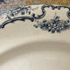 Round dish Terre de Fer Salin model Yvonne
