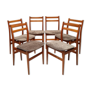 suite de 6 chaises françaises