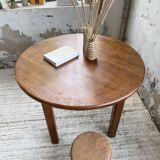 Round oak table 1950